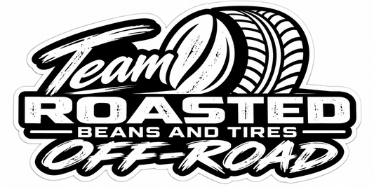 Team Roasted Beans and Tires 4" Vinyl Sticker