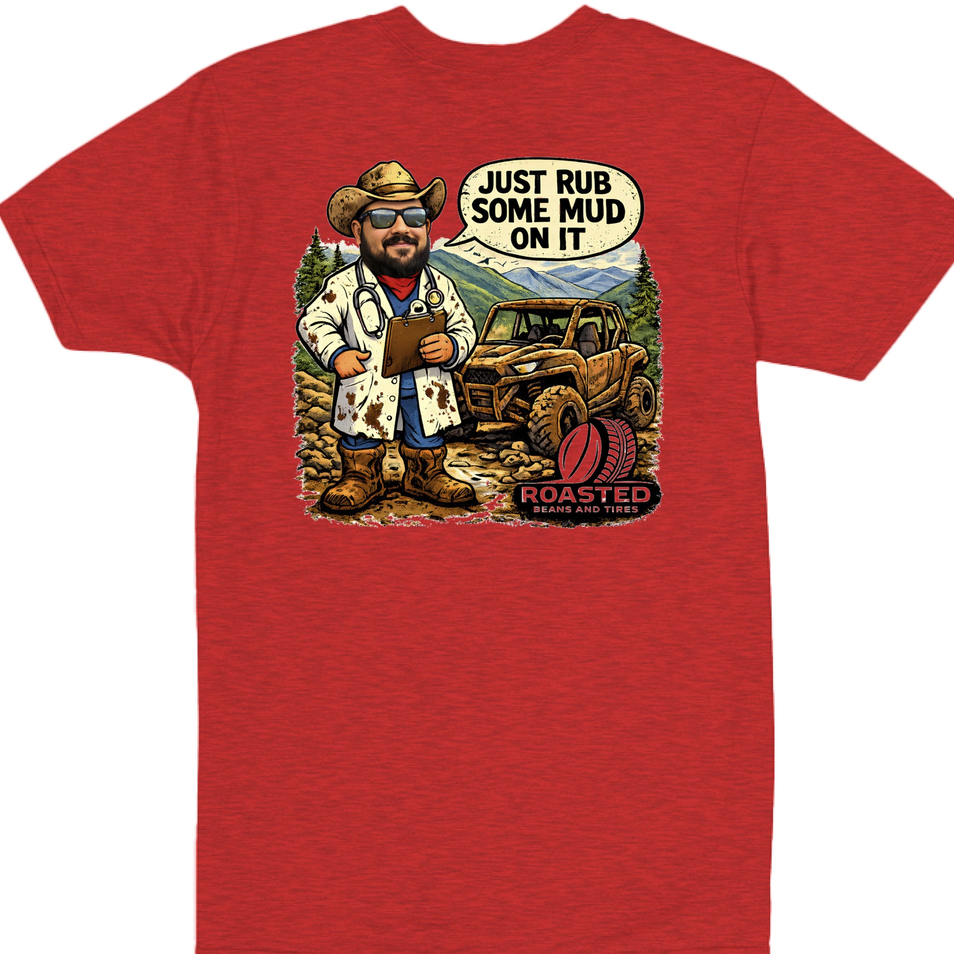 Poppy Red Heather - BACK