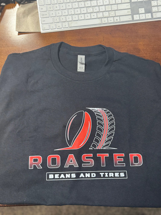 Roasted Beans and Tires QR Shirt
